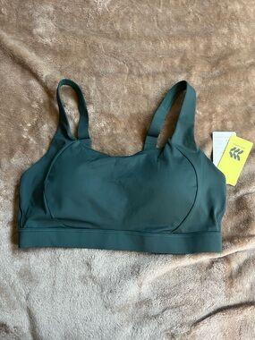 All in motion Dark Green Sports Bra, size L